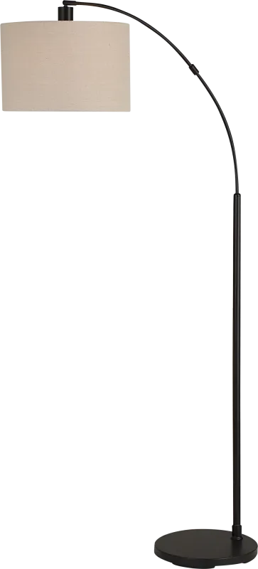 Nowak Edge Black Floor Lamp