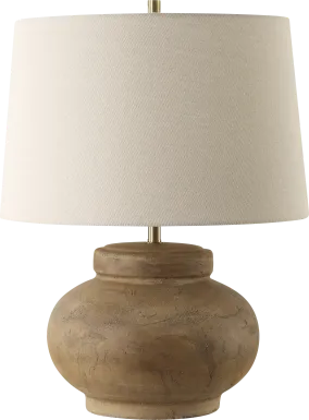 Gilbo Circle Brown Lamp
