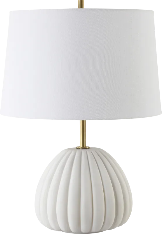Rolyat Bay White Lamp