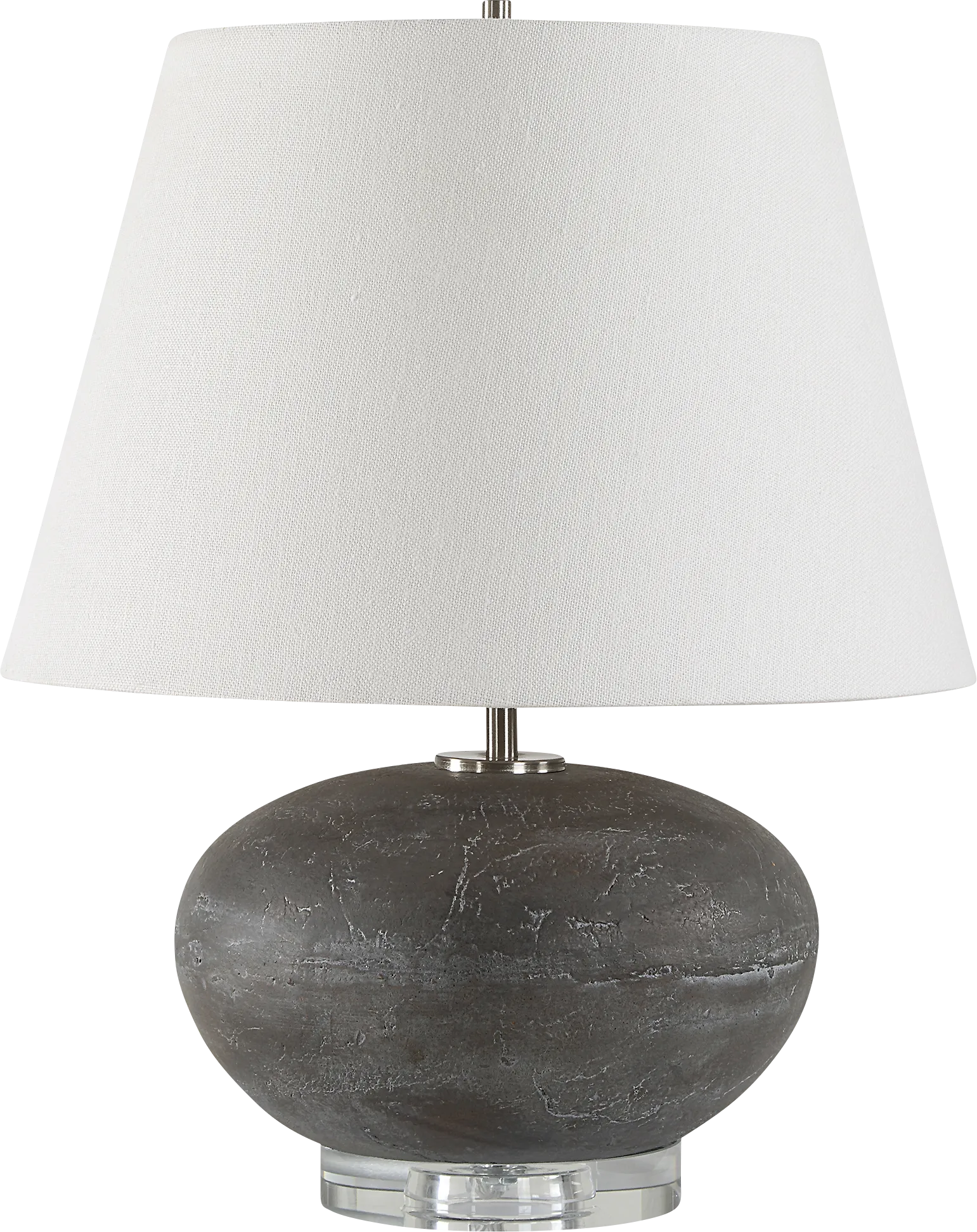 Eliza Hollow Charcoal Lamp - Thumbnail - Image 1