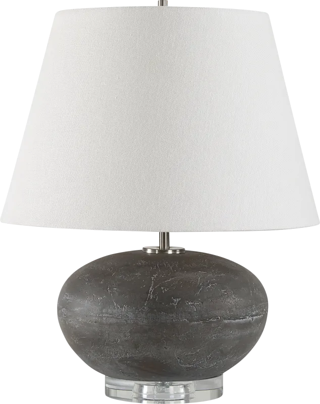 Eliza Hollow Charcoal Lamp