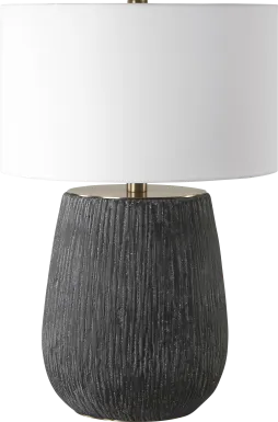 Carten Post Black Lamp