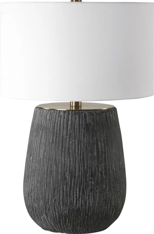 Carten Post Black Lamp