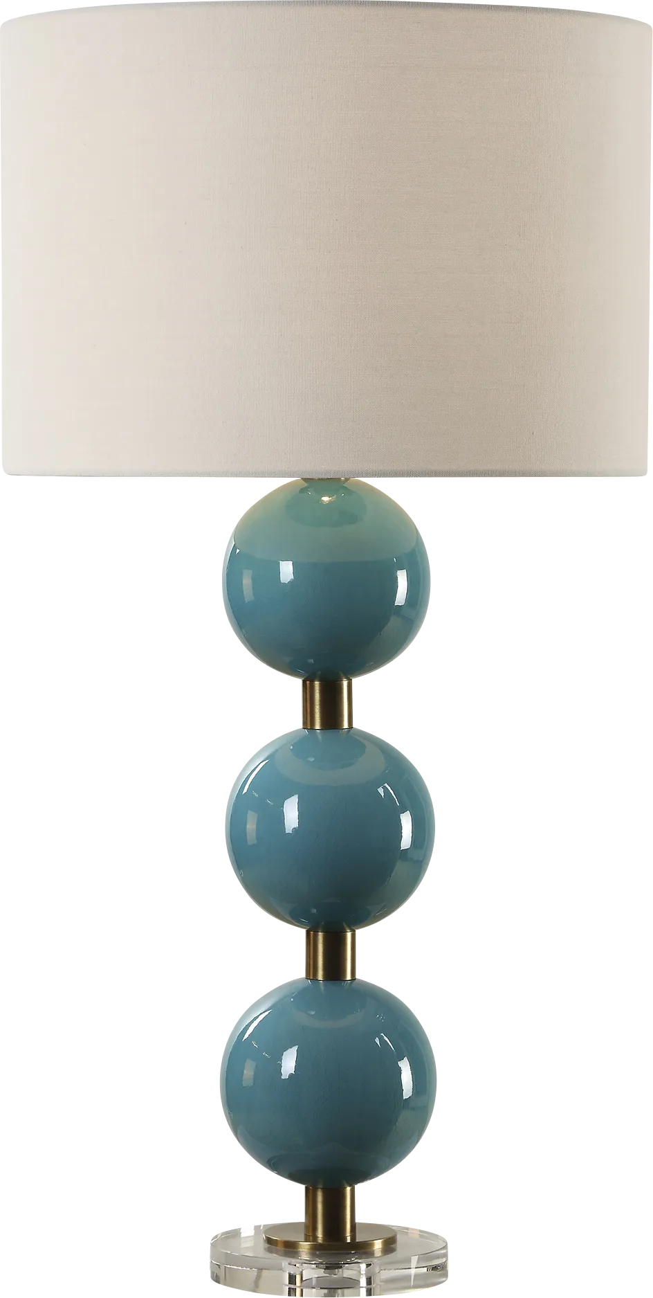 Sarena Bend Turquoise Lamp - Thumbnail - Image 1