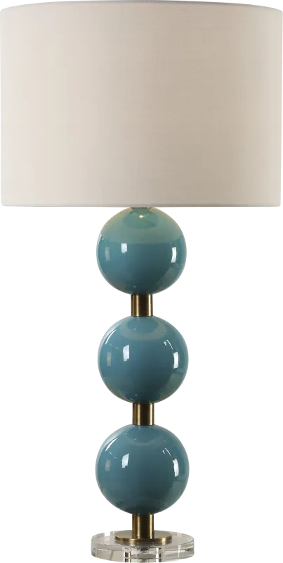 Sarena Bend Turquoise Lamp