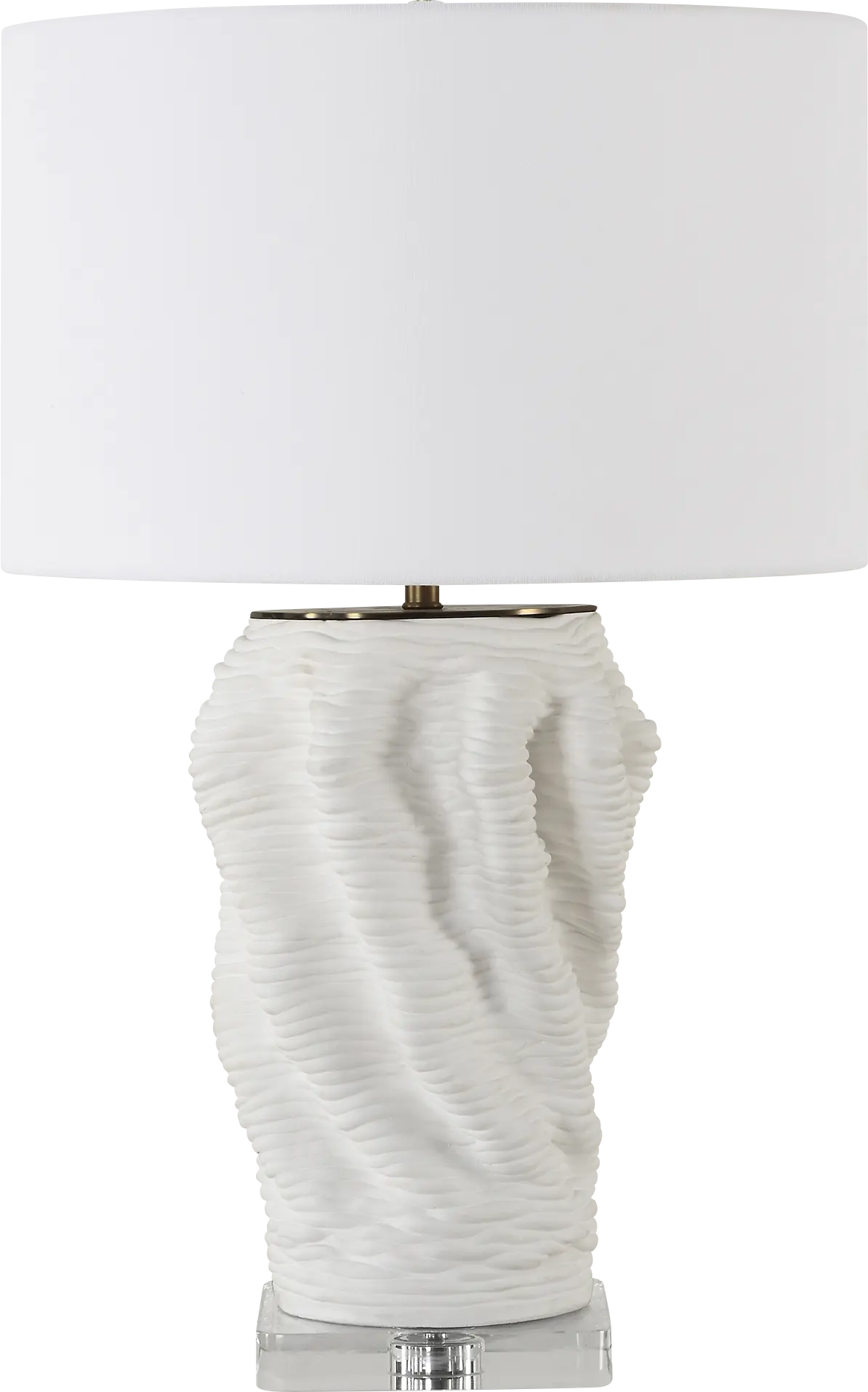 Hyacinth Boulevard White Lamp
