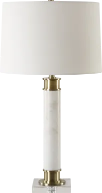 Terrell Isle White Lamp