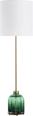 Savery View Green Lamp