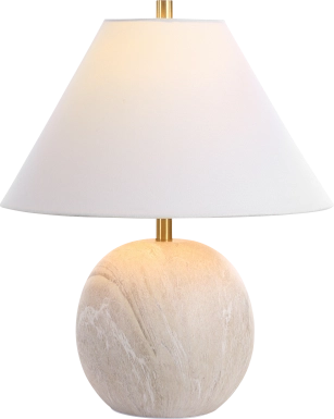 Desoto Lake Beige Lamp