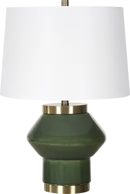 Fenelon Island Green Lamp