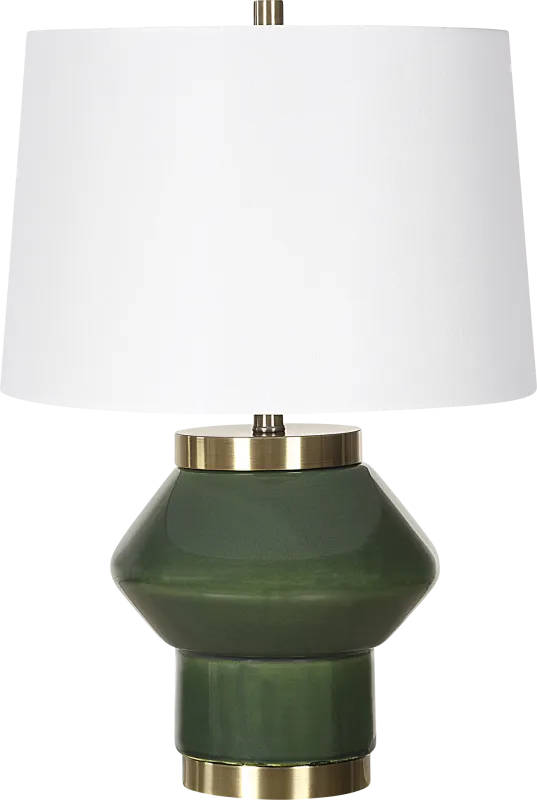 Fenelon Island Green Lamp