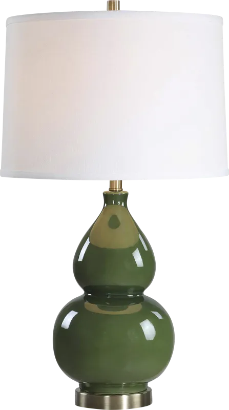 Jayla Cove Green Lamp