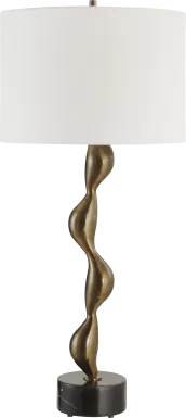 Freer Cove Bronze Lamp
