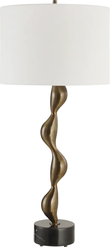 Freer Cove Bronze Lamp