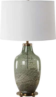Hendricks Trail Green Lamp