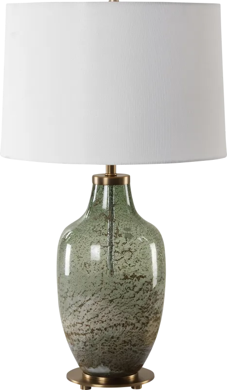 Hendricks Trail Green Lamp