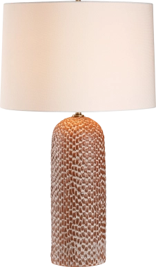 Thaddeus Lake Brown Lamp