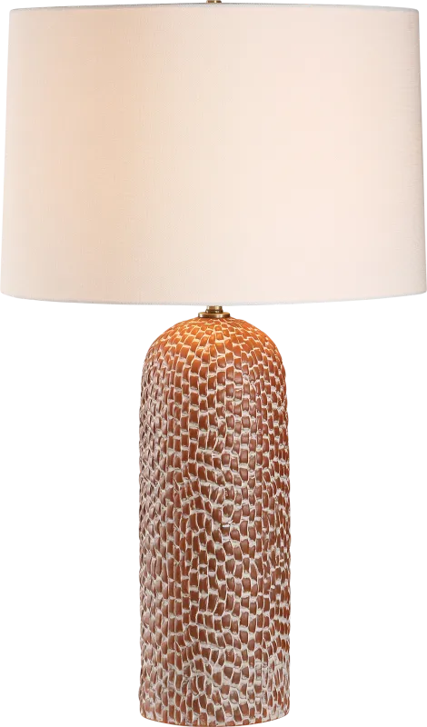 Thaddeus Lake Brown Lamp