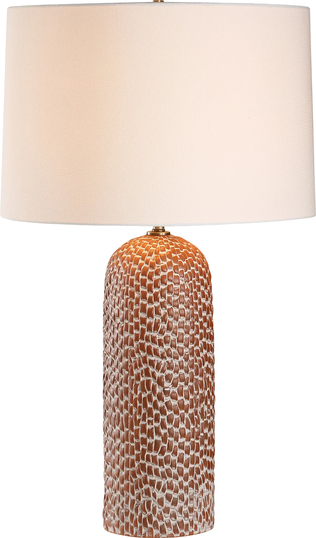 Thaddeus Lake Brown Lamp - Image 1