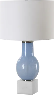 Justine Cave Blue Lamp