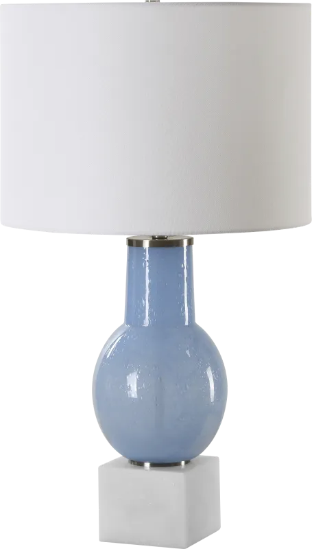 Justine Cave Blue Lamp