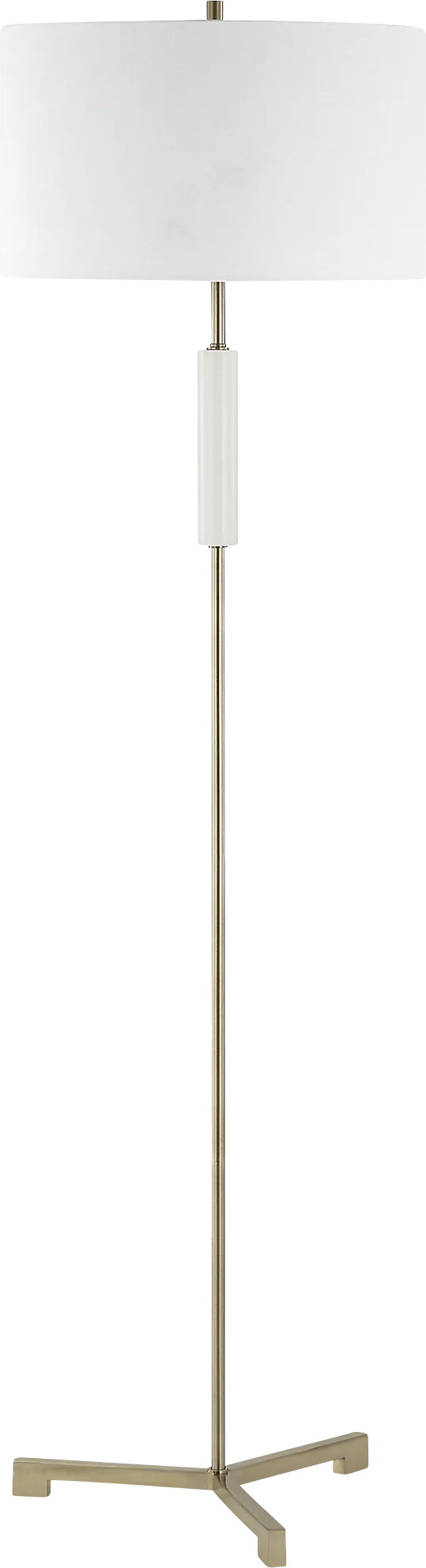Nashua Cay Brass Floor Lamp - Thumbnail - Image 1