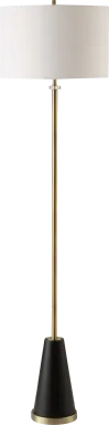 Mandalay Summit Brass Floor Lamp