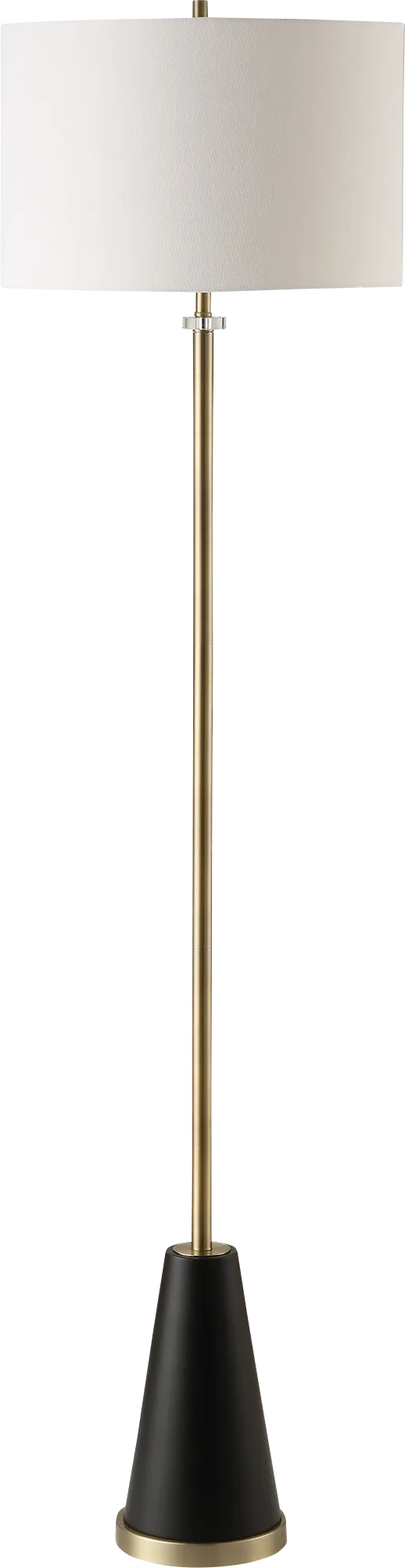 Mandalay Summit Brass Floor Lamp - Image 1