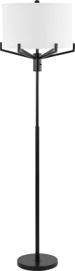 Hemlock Isle Black Floor Lamp