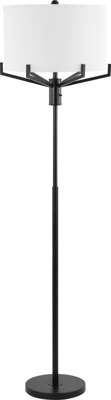 Hemlock Isle Black Floor Lamp