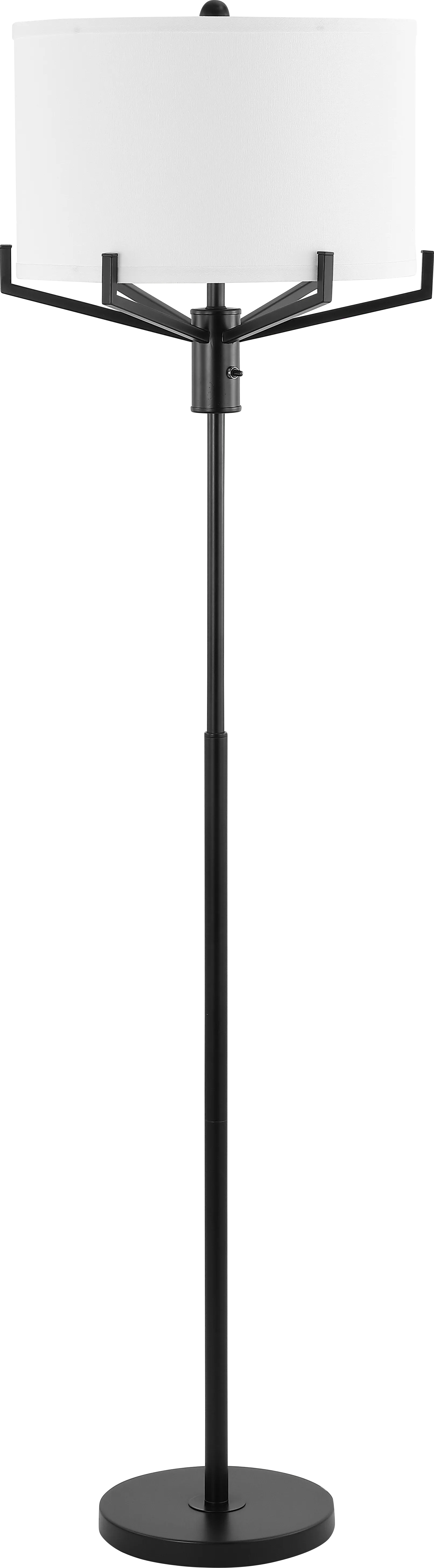 Hemlock Isle Black Floor Lamp - Image 1