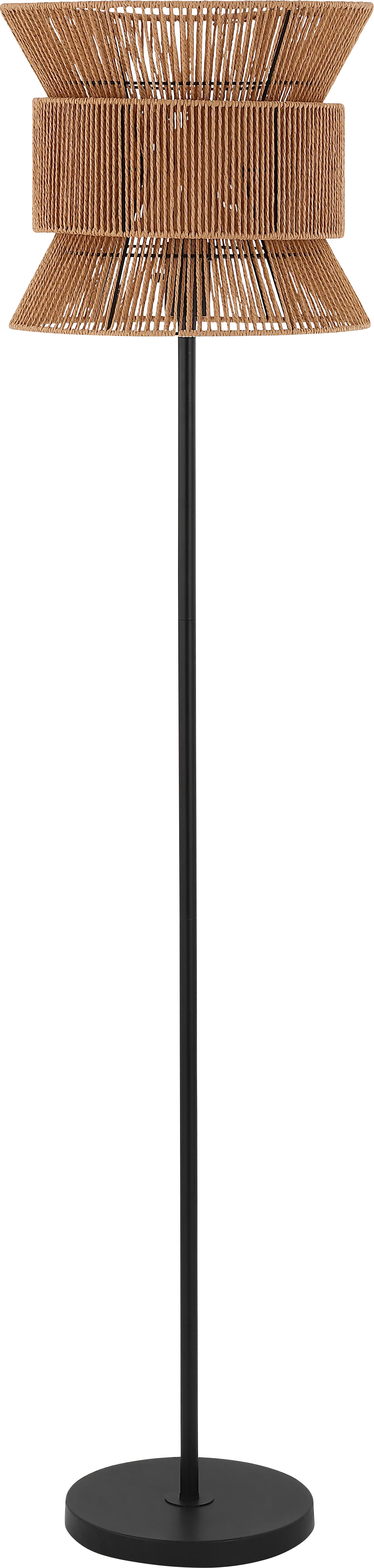 Freud Isle Black Floor Lamp