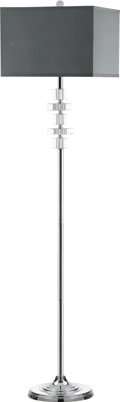 Mecca Court Silver Floor Lamp