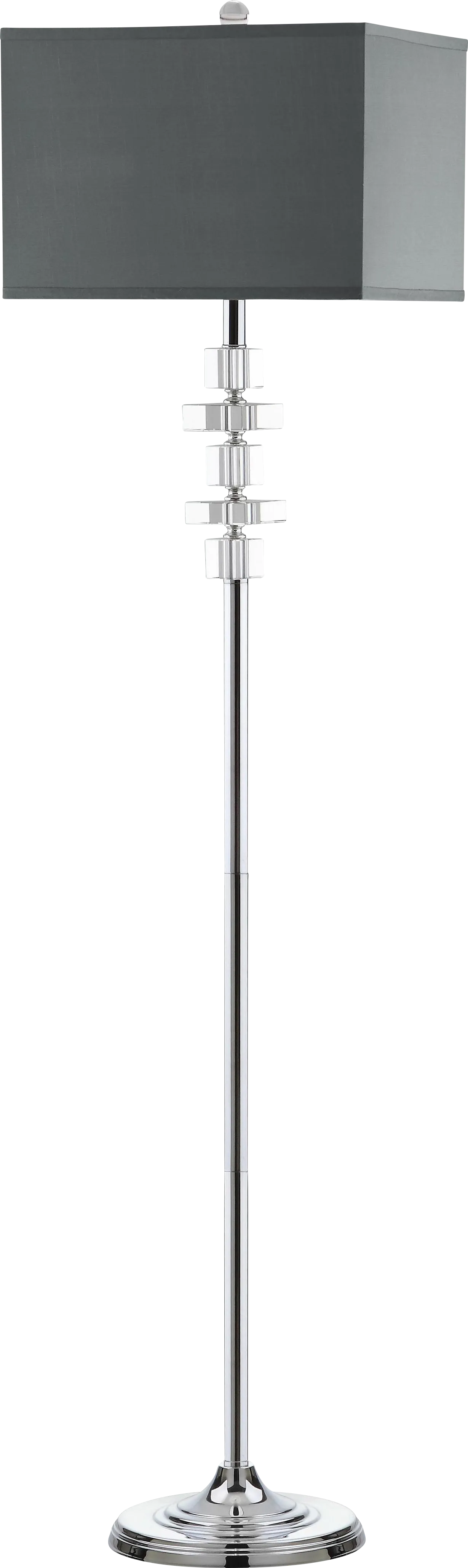 Mecca Court Silver Floor Lamp - Image 1