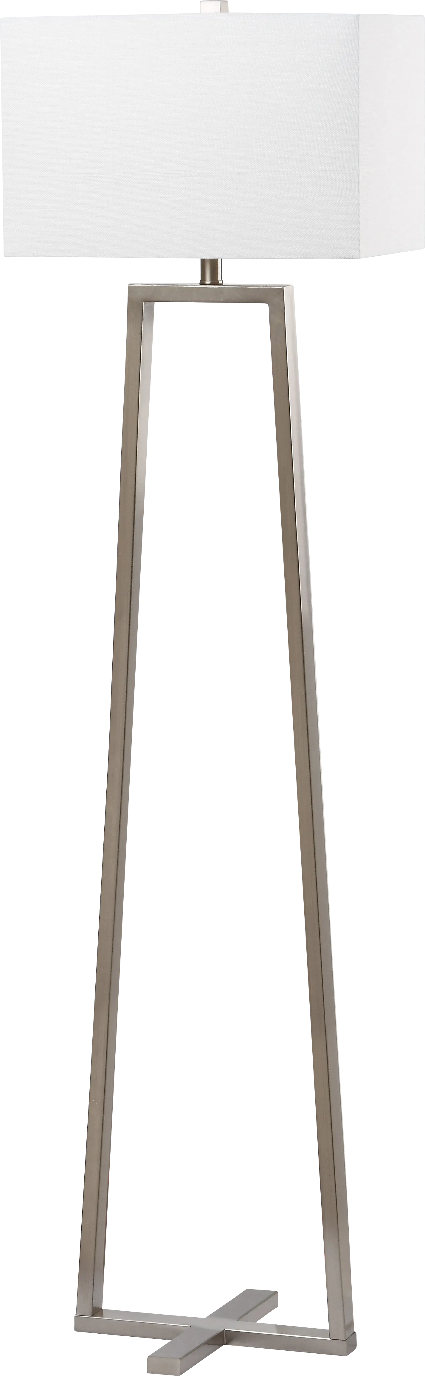 Pelouze Isle Silver Floor Lamp - Image 1