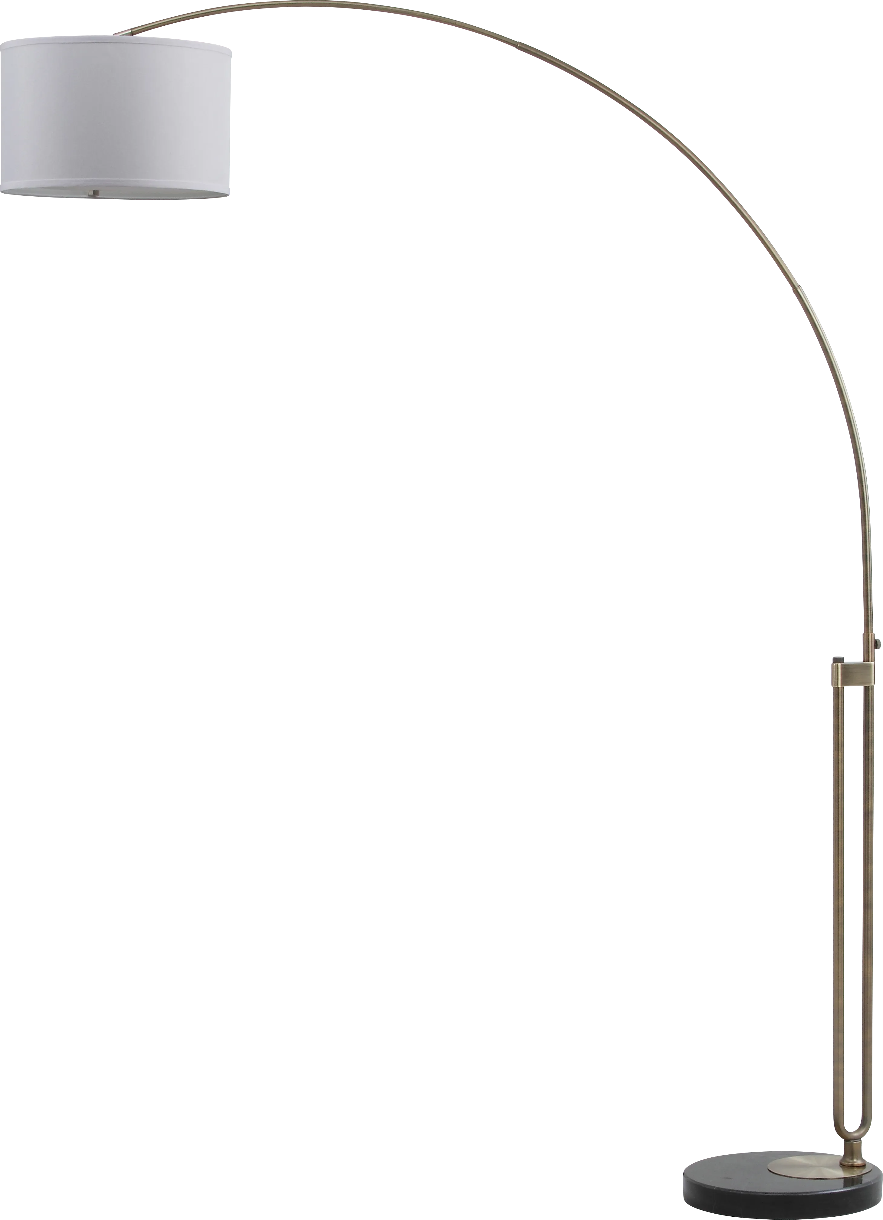 Verne Hollow Brass Floor Lamp - Thumbnail - Image 1