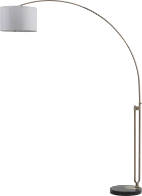 Verne Hollow Brass Floor Lamp