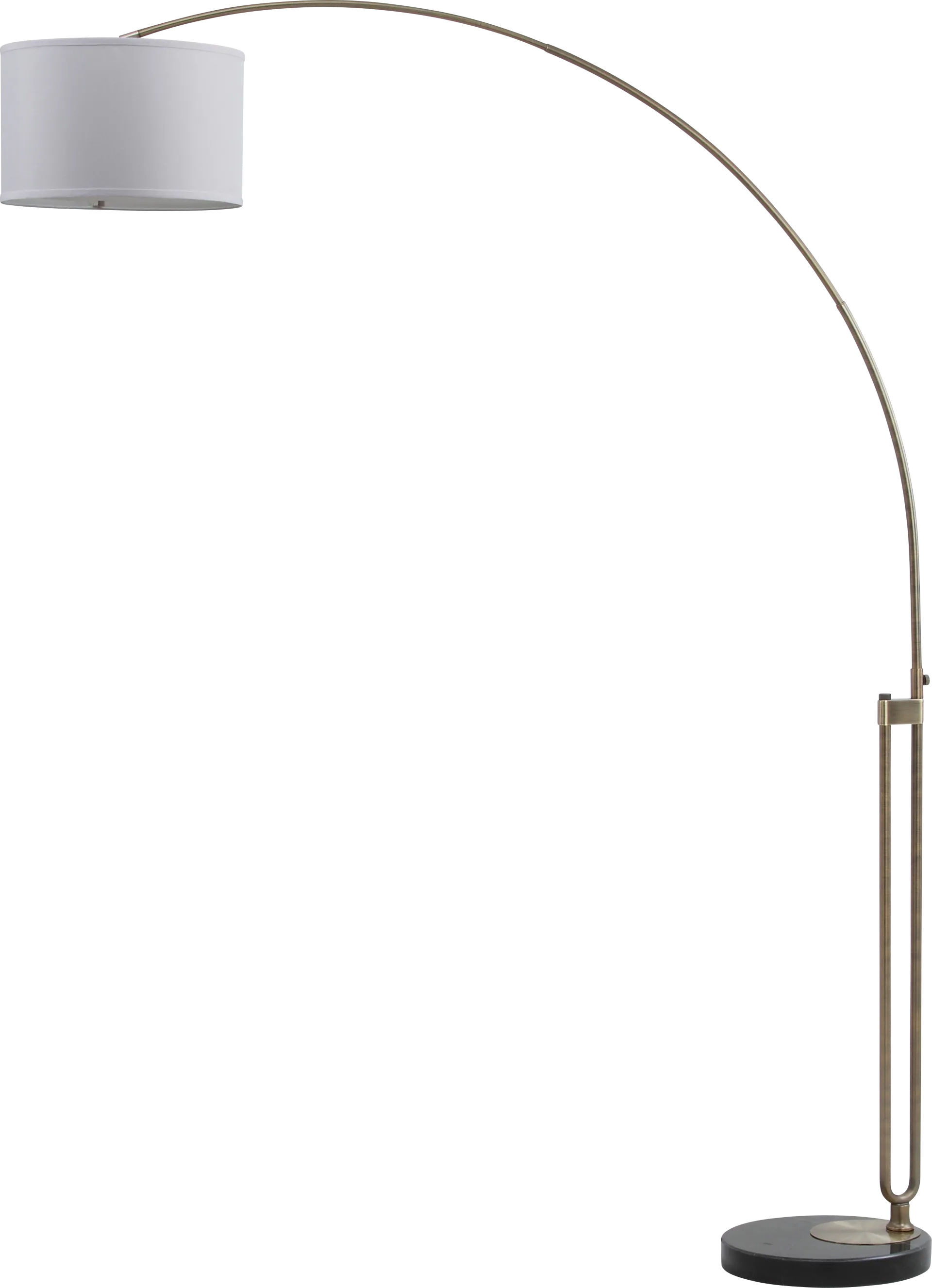 Verne Hollow Brass Floor Lamp - Image 1