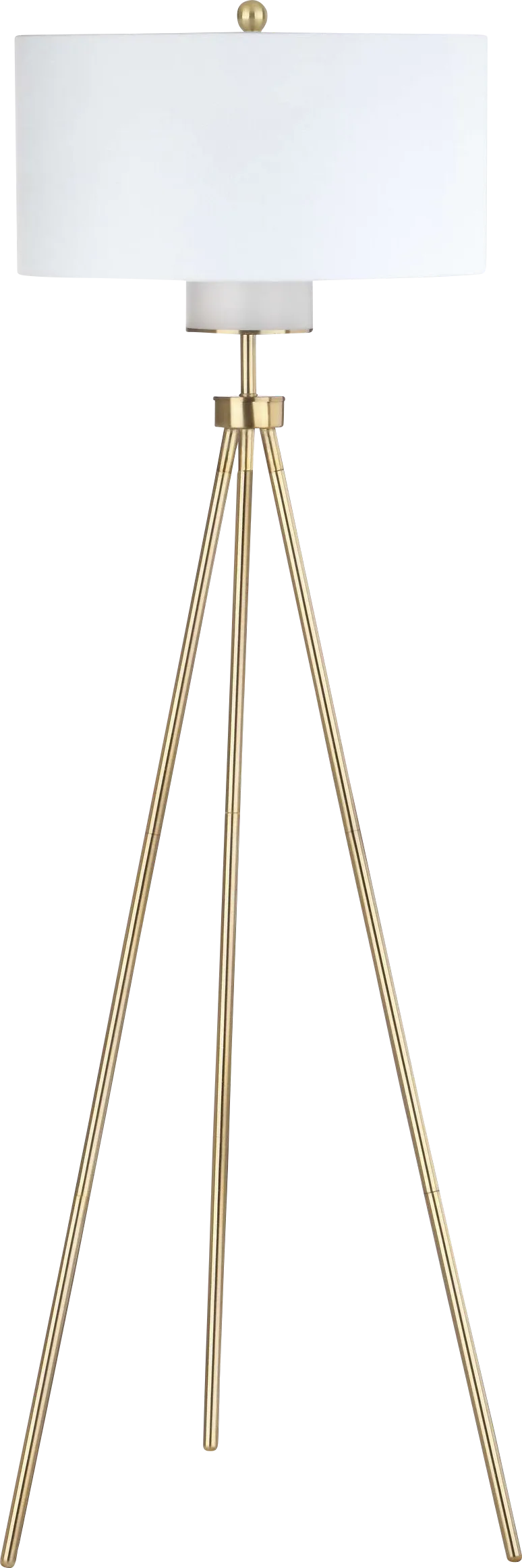 Ailey Street Gold Floor Lamp - Image 1