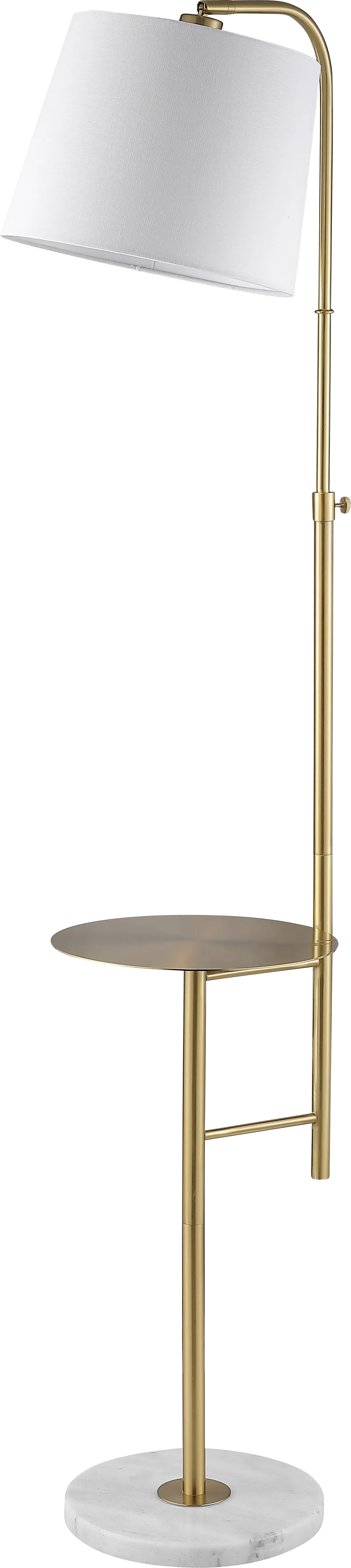 Pressler Valley Gold Floor Lamp - Thumbnail - Image 1
