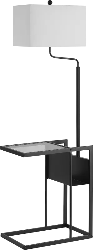 Ilene Post Black Floor Lamp