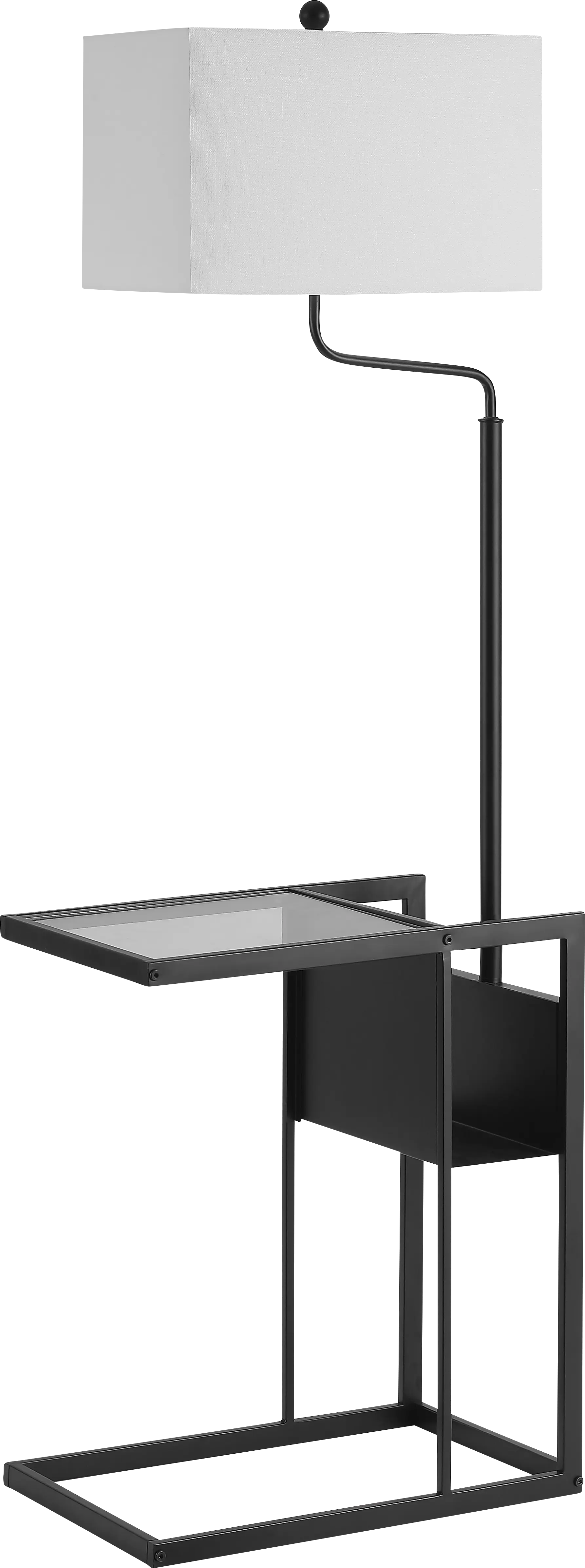 Ilene Post Black Floor Lamp