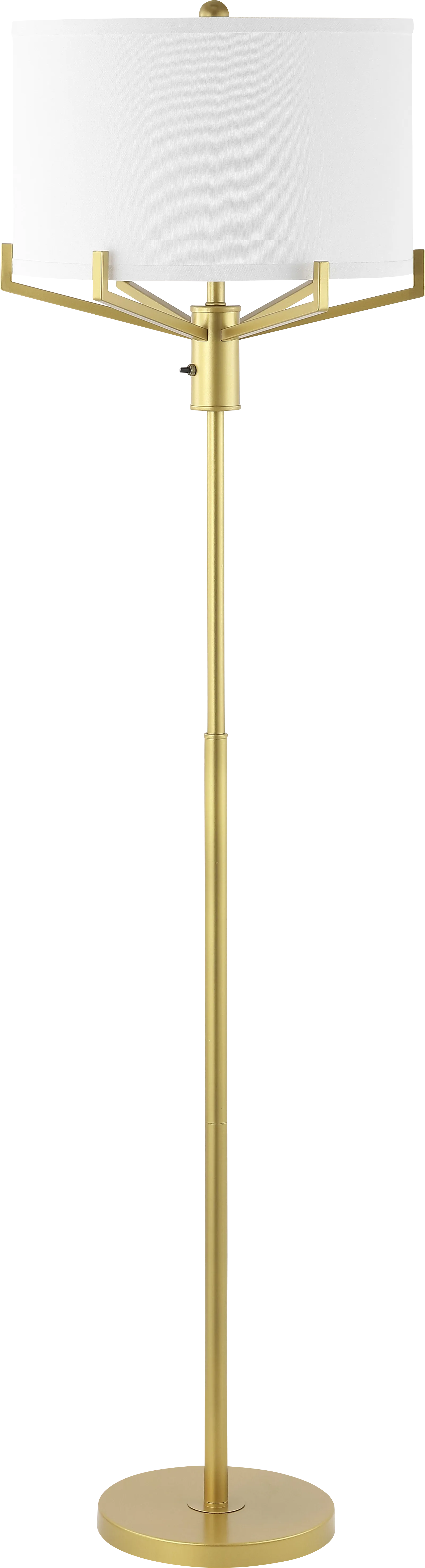 Hemlock Isle Gold Floor Lamp - Image 1