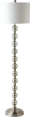 Hathon Peak Silver Floor Lamp