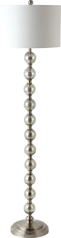Hathon Peak Silver Floor Lamp