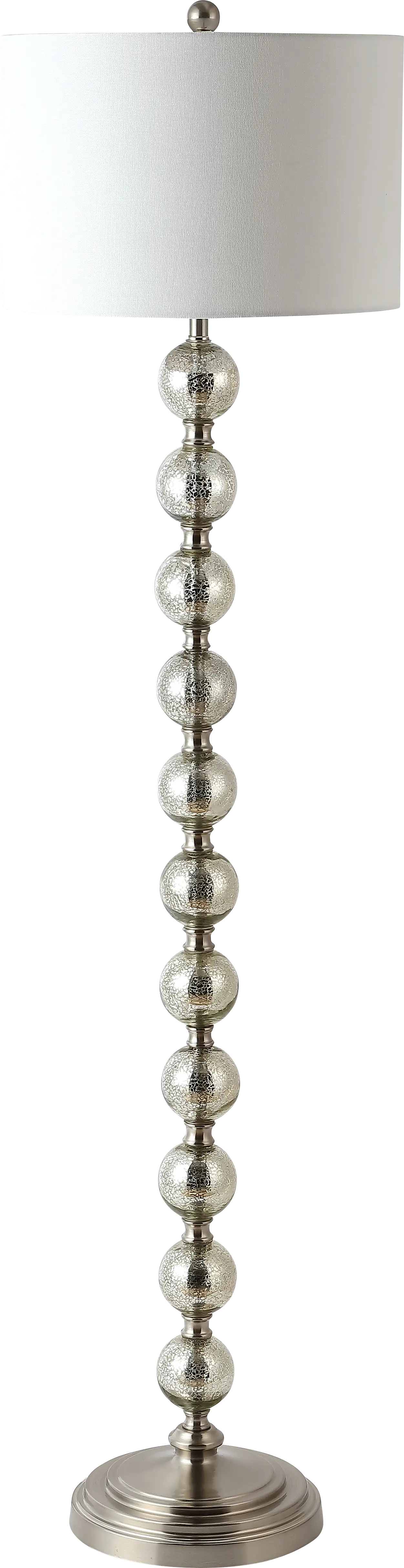 Hathon Peak Silver Floor Lamp