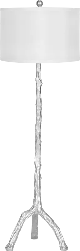 Whipple Peak Silver Floor Lamp