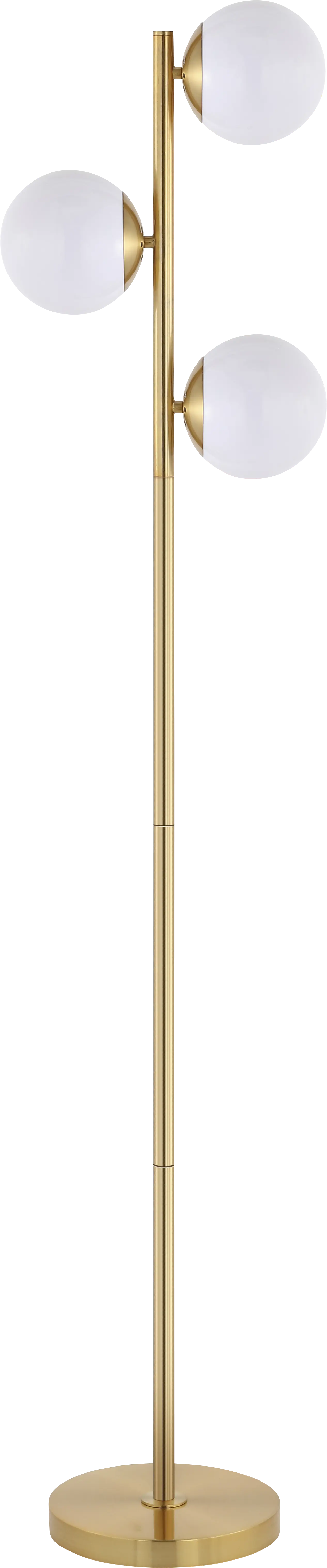 Isidore Cay Gold Floor Lamp