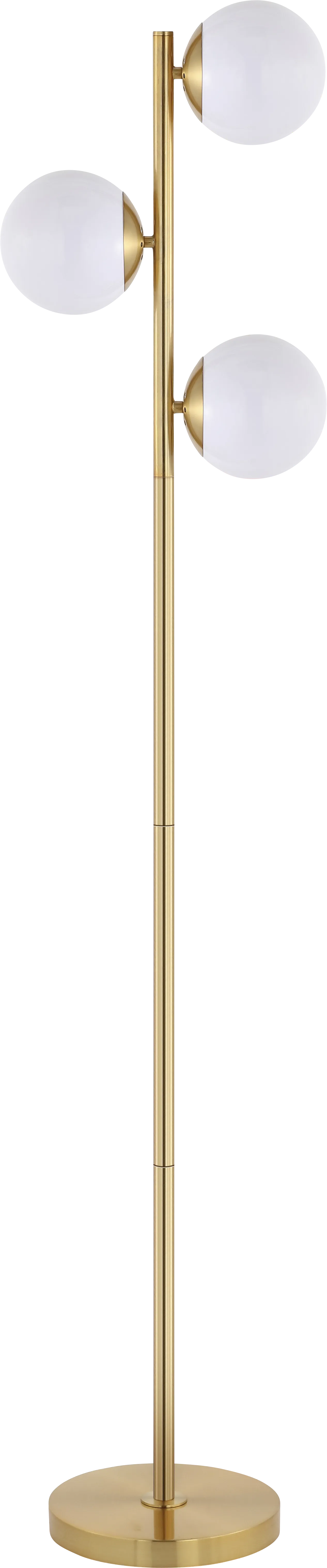 Isidore Cay Gold Floor Lamp - Image 1
