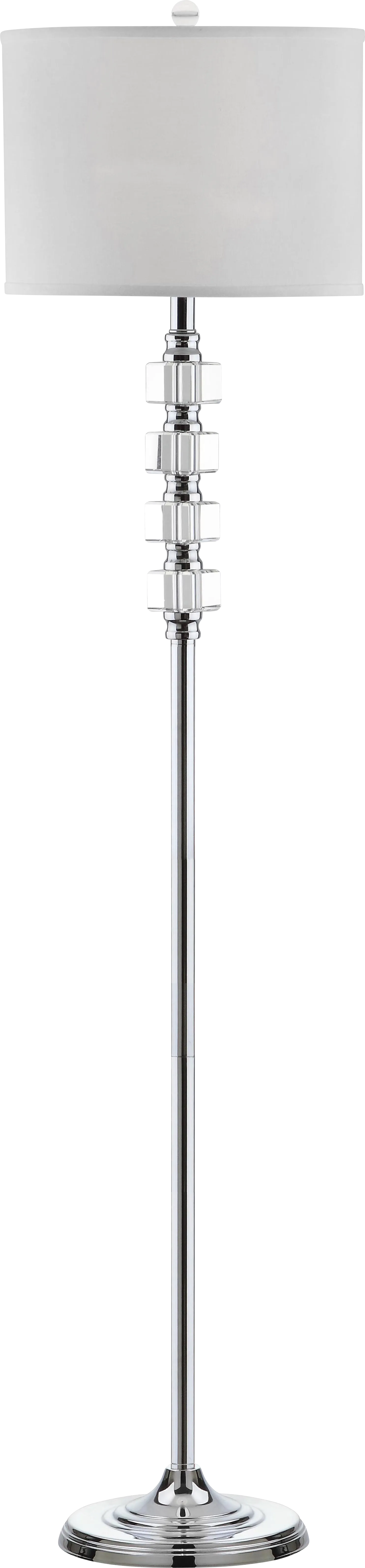 Normile Club Silver Floor Lamp - Image 1